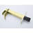 Brushed Gold Waterfall Spout Bathroom Sink Faucet - Single Handle For Convenient Water Access, Stainless Steel Built With A Sparkling In Handle, Dazzling