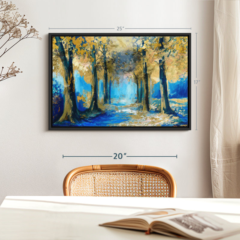 " Abstract Forest ", 25" H x 17" W