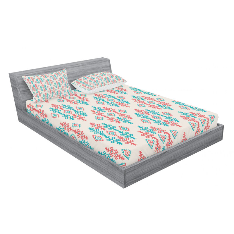 Microfiber Sheet Set, Queen Sheet Set with Fitted Sheet