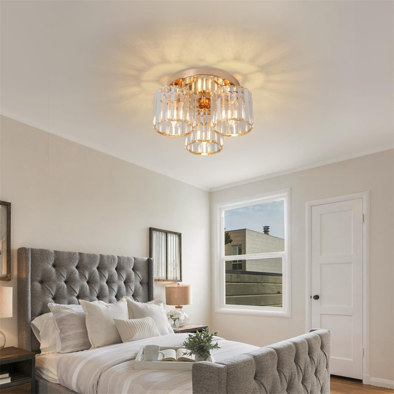 Flush Mount, 19cm H x 33cm W x 33cm D