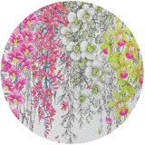 Orchid Garden 16" Vinyl Placemat