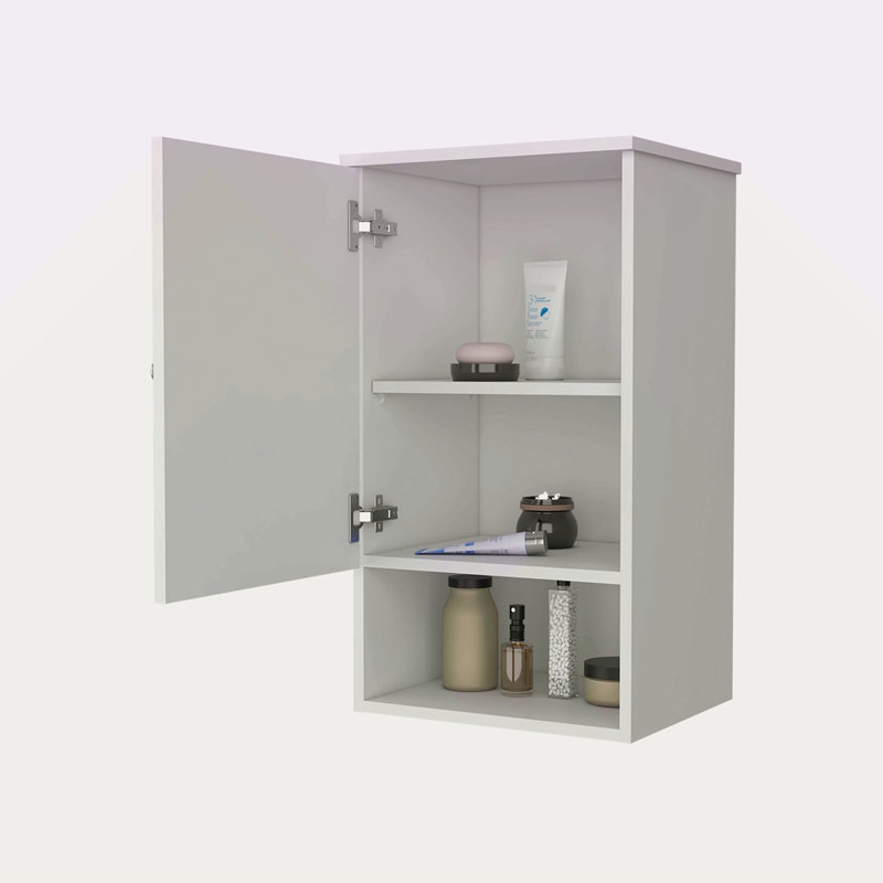 Pharmacie avec une porte, Blanc