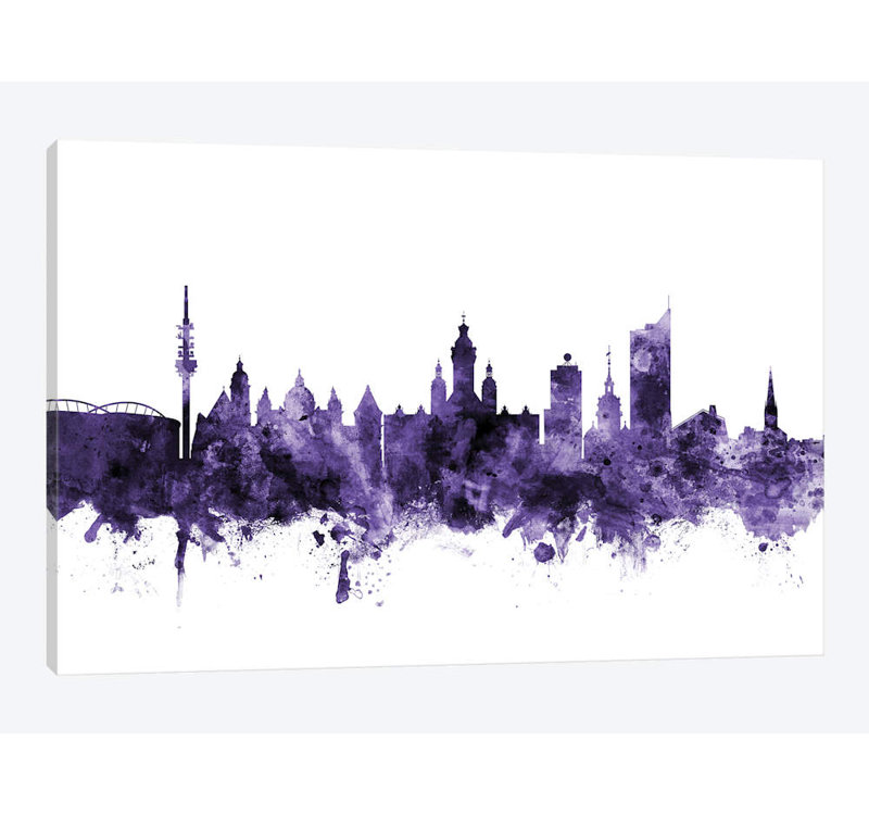 «Horizon, Allemagne» par Michael Tompsett, impression sur toile, H 8 po x l 12 po x P 0,75 po, Toile tendue, Pas de tapis