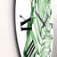 Horloge murale de style tropical feuille tropicale de Monstera II-60329365