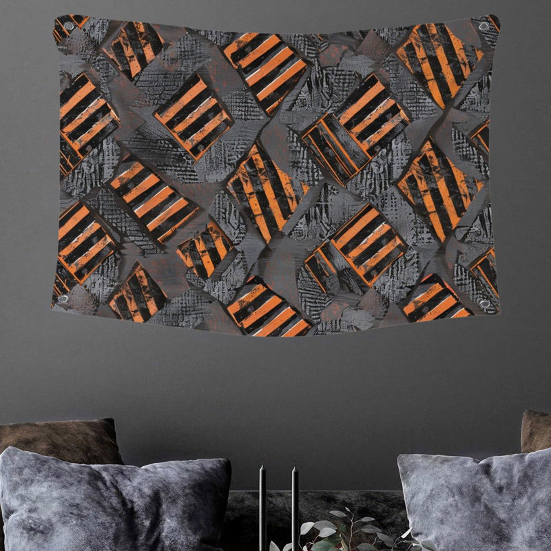 Tapisserie en microfibre, H 88 po x l 104 po