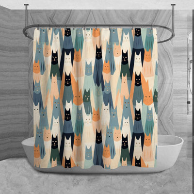 Rickia Microfiber Shower Curtain
