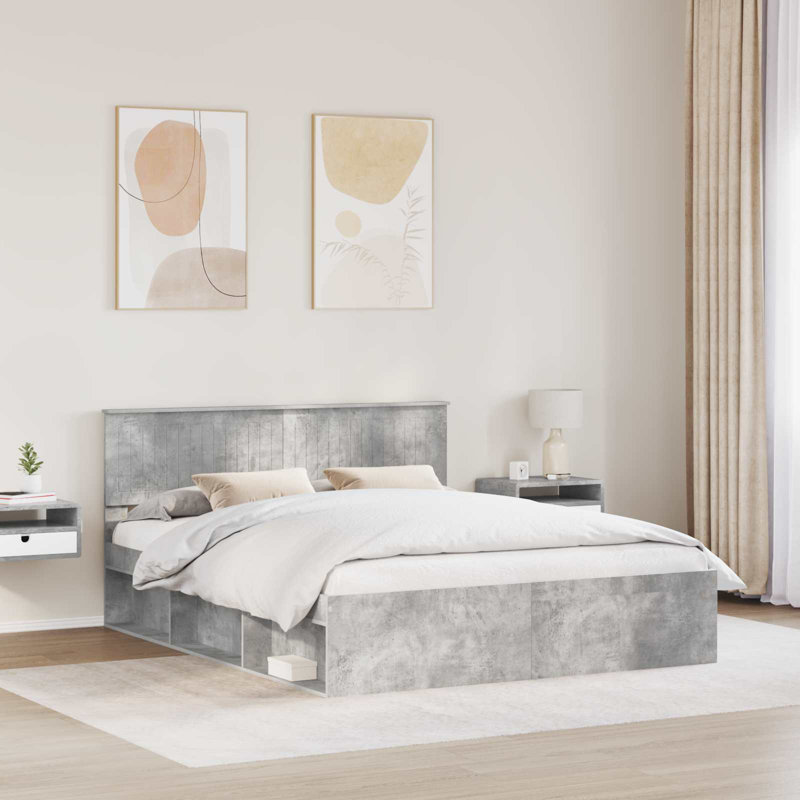 Solid Wood Bed Frame, European Kingsize (160 x 200 cm), Concerte