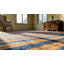Tapis rustique en coton à motif géométrique rustique antique Dhurrie