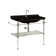 WS Bath Collections Waldorf 21.7'' Ceramic;Metal Rectangular Bathroom Sink with Overflow