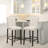 Red Barrel Studio Set Of 4 Nailhead Bar Stools Upholstered Counter Height Stool For Kitchen/dining Room-2068314449-2068314451