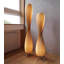 Lampe sur pied en bois à lattes Minimalist