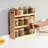 Versatile 3-tier Bamboo Spice Rack And Pantry Organizer With 12 Glass Jars - Perfect For Countertop Storage In Kitchens To Keep Seasoning Containers Neatly Displayed And Easily Accessible