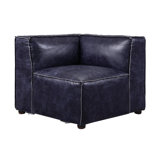 Canapé modulaire en cuir véritable 120 po Raffles