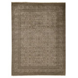 High-Quality Hand-Knotted Ivory Area Rug