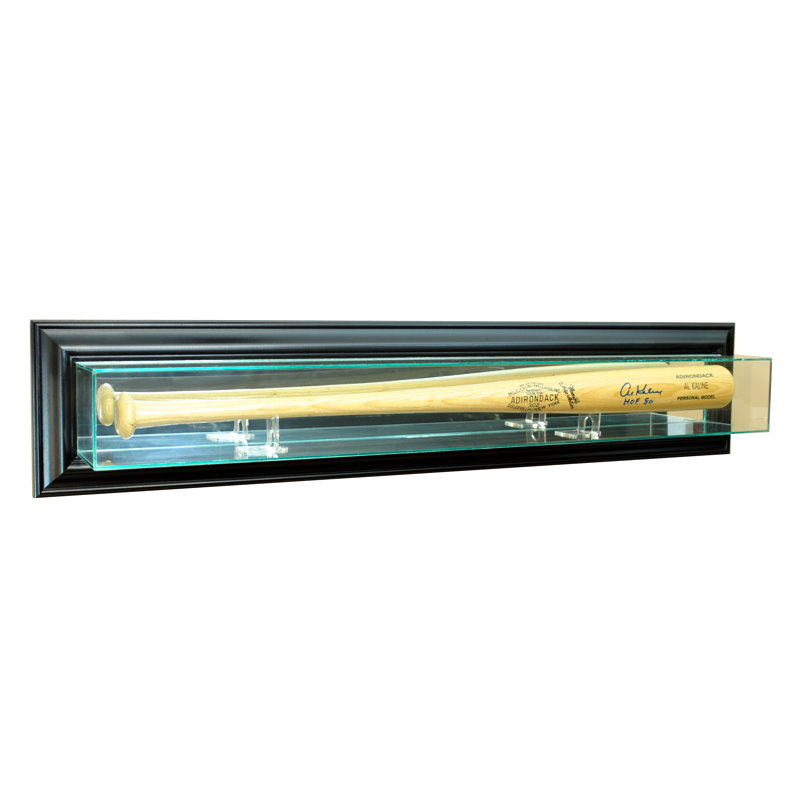Perfect Cases And Frames 40'' W 6'' D Baseball Glass, Black