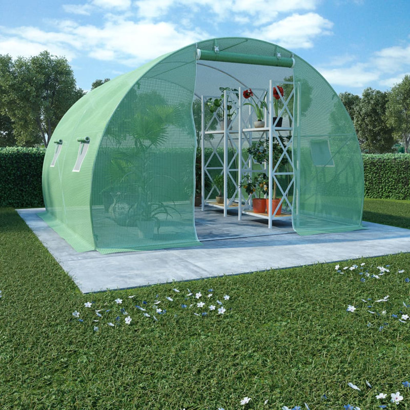 Avak 118.1' W x 118.1' D Lean-To Greenhouse
