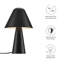 Jovial Metal Mushroom Table Lamp In Black-93235887