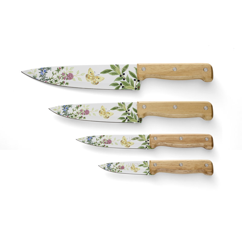 Butterfly Meadow Herbs 4-Piece Cutlery Set
