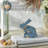Bunny Hop Wooden Enamel Bunny w/ Natural Beads-106207852