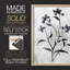 Reproduction encadrée FLORAL Series DLLV - bois massif-1967367471