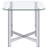 Linda Chrome 2-piece Coffee Table Set