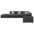 Artzt 6-piece Upholstered Modular Sectional Sofa Charcoal