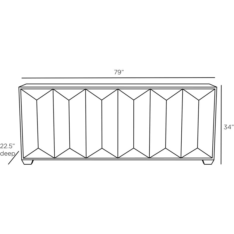Sapphire Credenza