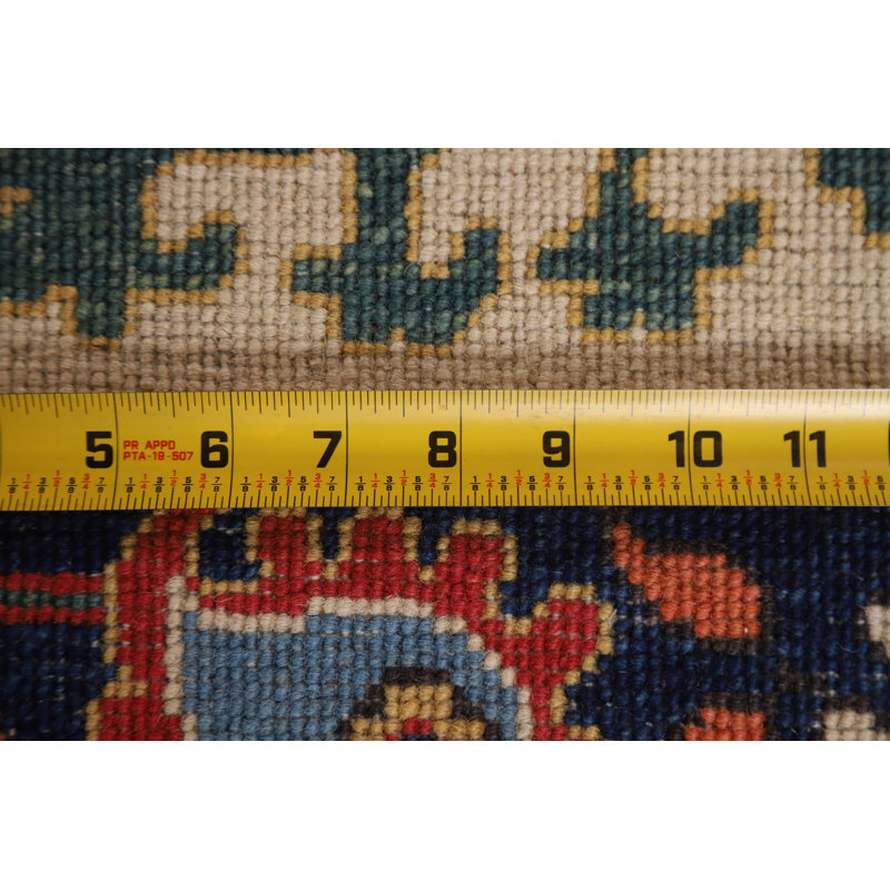 One-of-a-Kind 6'7" X 10'2" New Age Wool Area Rug in