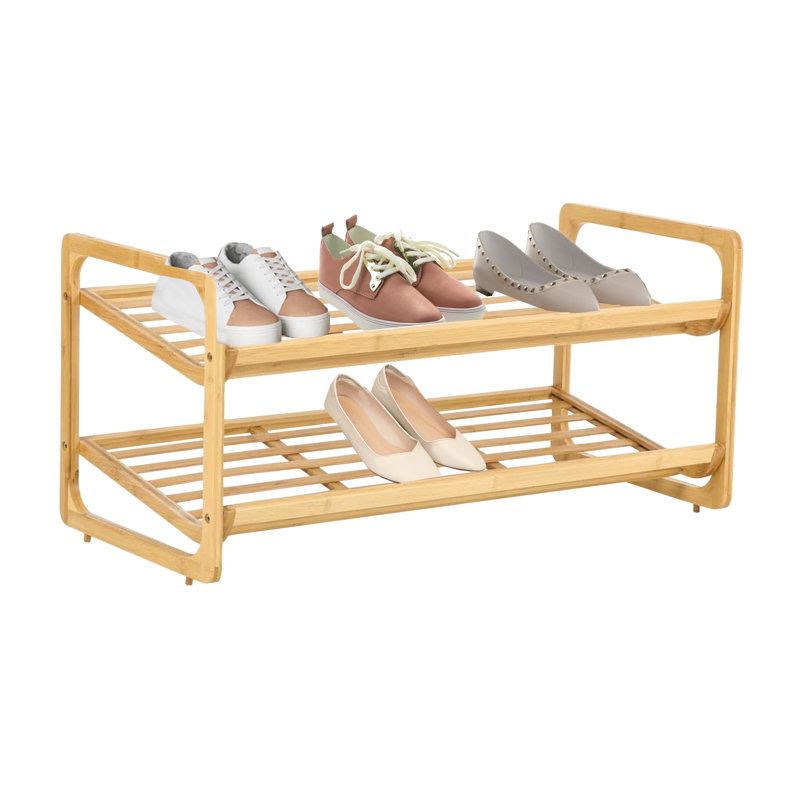 6 Pair Stackable Shoe Rack