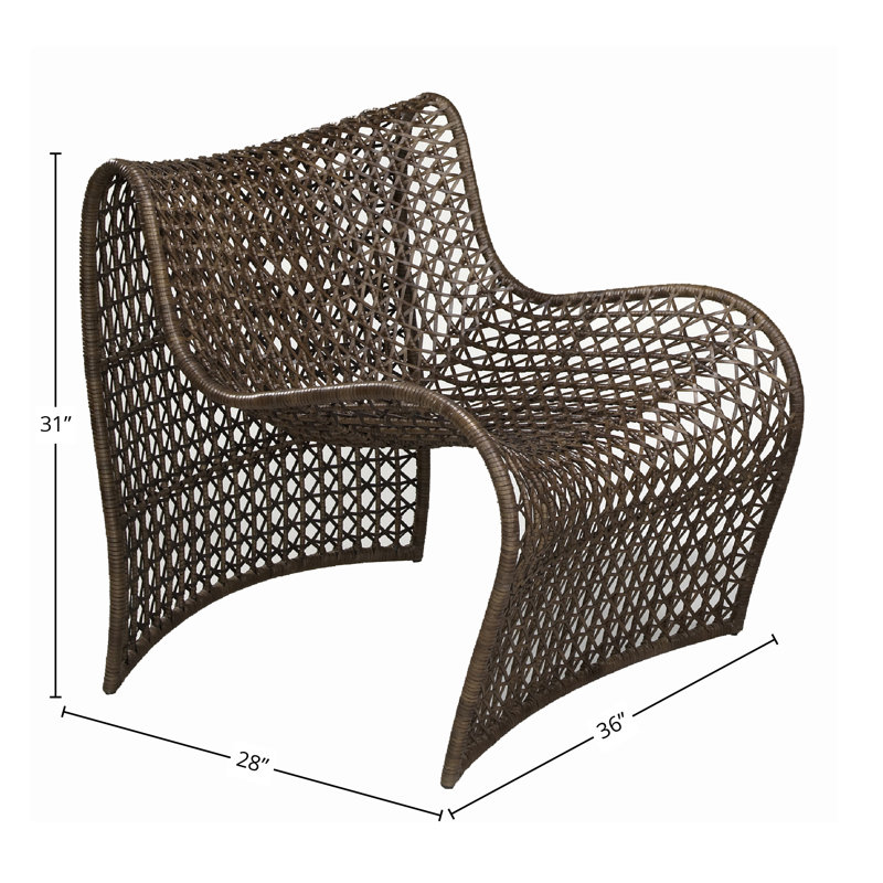 Lola Upholstered Occasional Chair, Brown