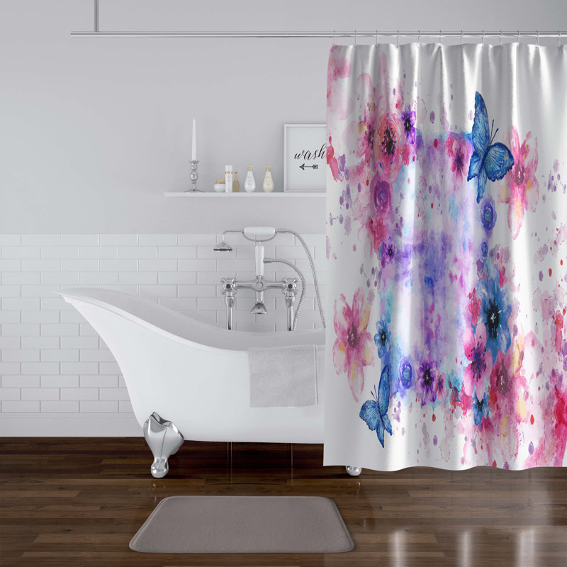 Rideau de douche simple Paynesville, H 90 po x l 70 po