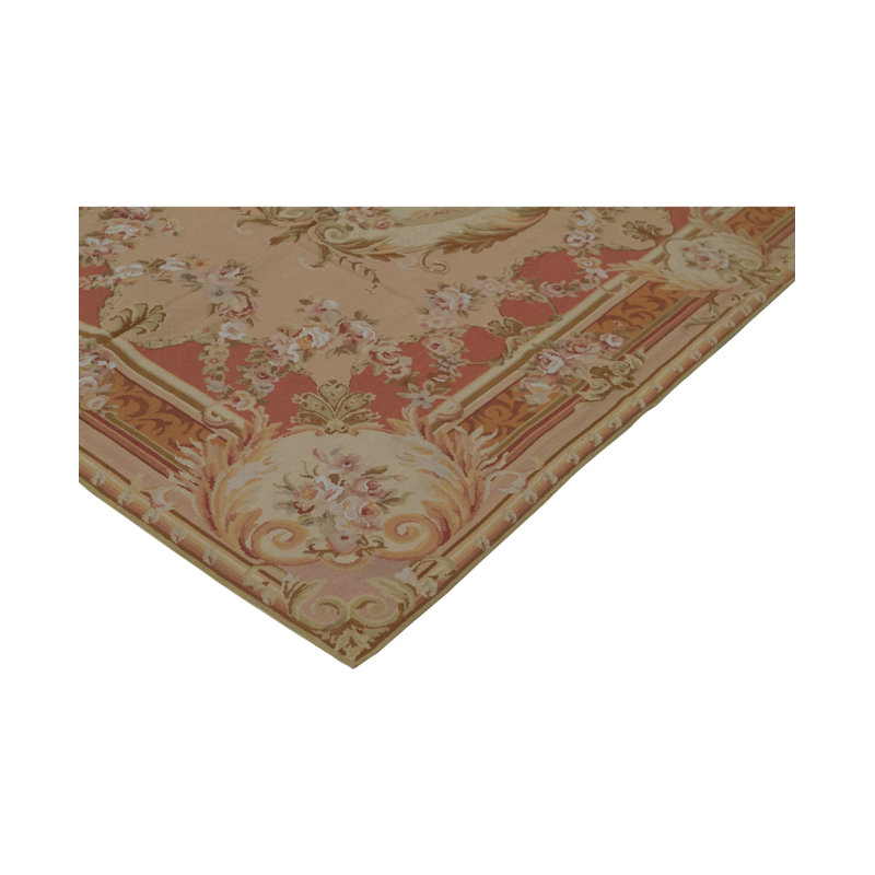 Needlepoint Wool Oriental Area Rug