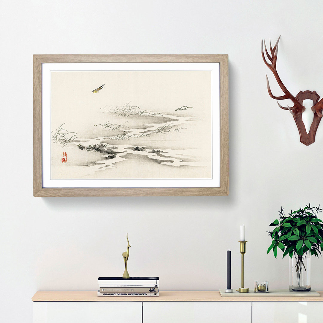 Flying Bird by Kono Baireir - Framed Print