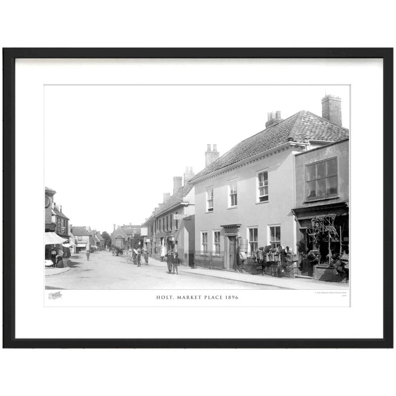 Holt, Market Place 1896 by Francis Frith - Single Picture Frame Print, 45cm H x 60cm W x 2.3cm D