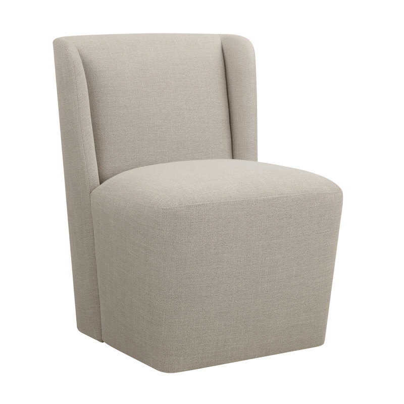 Chaise d'appoint rembourrée Ardeth, Lin performance Effie