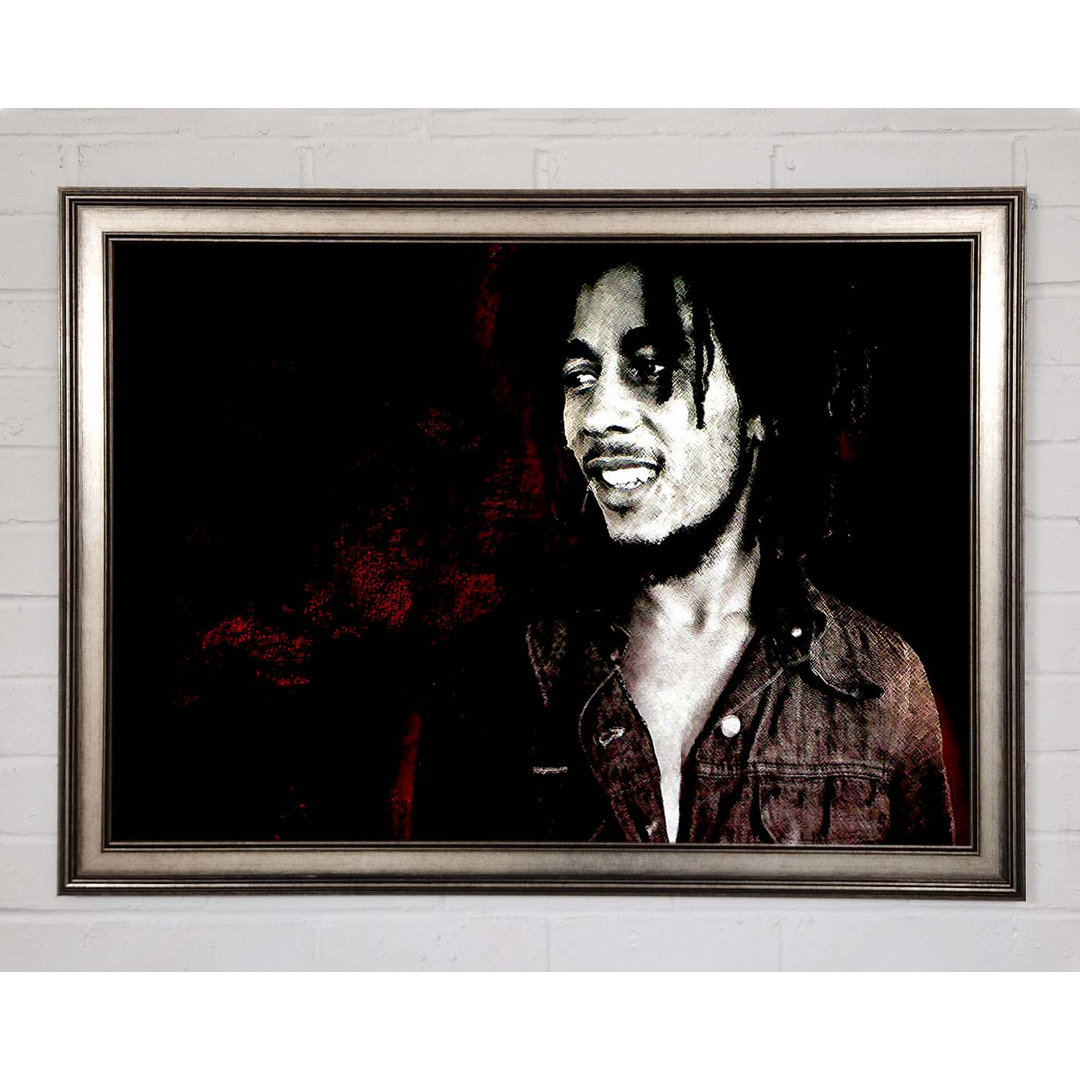 Bob Marley Hero - Einzelner Bilderrahmen Kunstdrucke