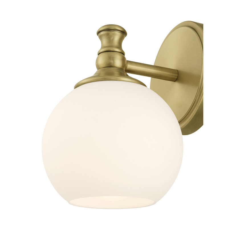 Orlisse 8.5" High 1-Light Wall Sconce, Brass