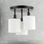 Glass Semi Flush Mount-866762828