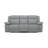 Wyatt 895L 3 Seater Leather Sofa in Light Grey-413061830-411560953