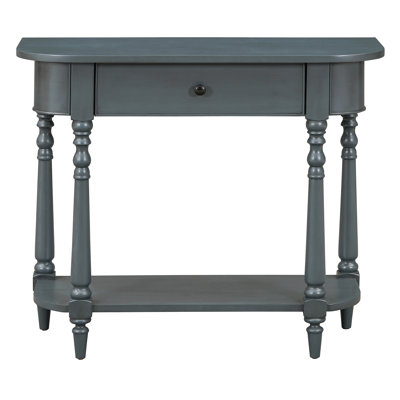 Retro Corner-curved Console Table