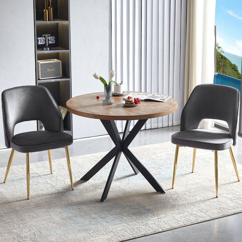 2 - Person Pedestal Dining Set, Light Pink