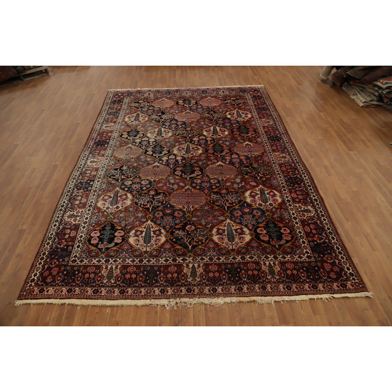 Tapis traditionnel en laine Garden Design 9 x 13