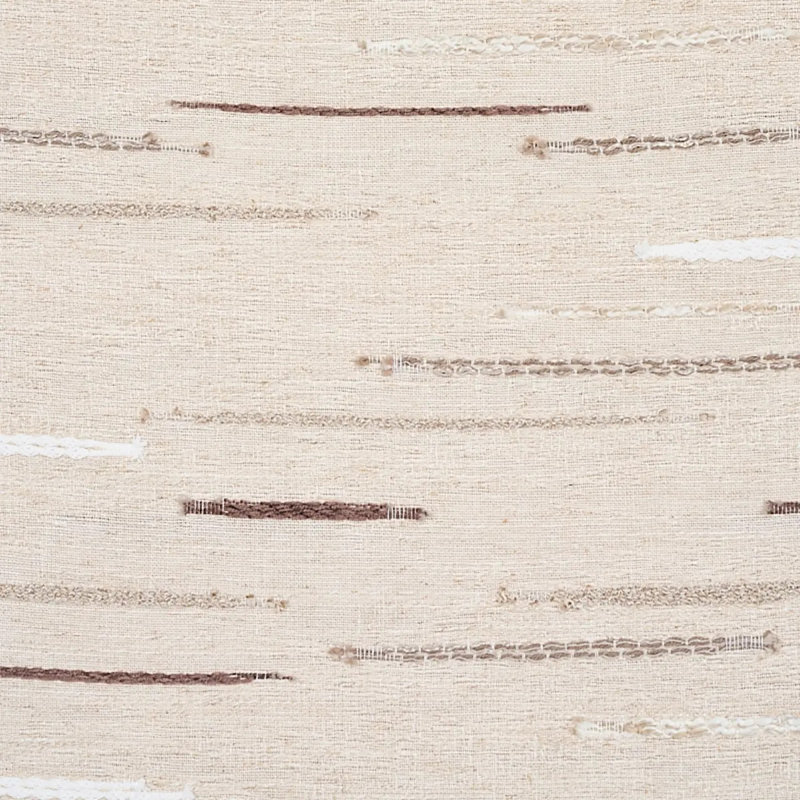 Leland Stripe Fabric, Natural/Blue