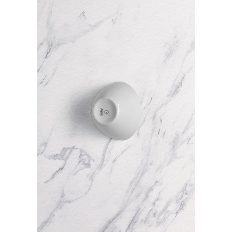 Bol miniature à rebord incurvé en porcelaine, 2,71 oz