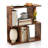 1 Pcs 3-tier Bookshelf Geometric Bookcase Side Table With Open Storage Display Shelf-104415492