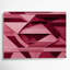 «Geometric Abstraction», art mural sur toile rose-566847083