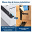 Lot de 2 organisateurs de placard coulissants en acier au carbone robuste – Étagère coulissante extensible de 53 cm de profondeur, sans perçage, rails à extension complète pour la cuisine, le garde-manger, sous l'évier et le rangement de salle de bain-135407366