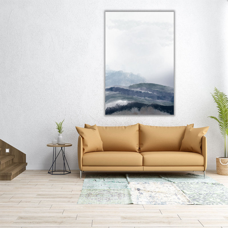 «Mist In The Mountains 1», reproduction d'art sur toile, H 48 po x l 32 po