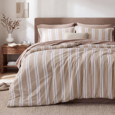 Bedsure King Size 3-Piece Reversible Gingham Polyester Comforter Set with Microfiber Fill,Gray,All-Season Bedding