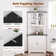 Abdusalam 70.9''H Accent Cabinet, Corner Cabinet with Open Shelf